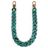 Mobigear Marble Chain Cordon de téléphone universel réglable Plastique rigide - Aqua