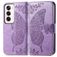 Mobigear Butterfly Housse OPPO Reno 12 Pro Etui Porte-Monnaie - Violet