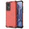 Mobigear Honeycomb Coque Xiaomi 12X Coque arrière Rigide Anti-Chocs - Rouge