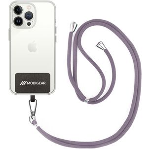 Mobigear Lanyard - Cordon de téléphone universel ajustable - Platinum Grey