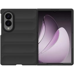 Mobigear Bumpy Coque Samsung Galaxy Z Fold 8 Coque arrière en TPU Souple - Noir