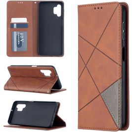 Mobigear Rhombus Slim Housse Samsung Galaxy A32 5G Etui - Marron