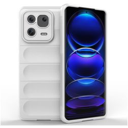 Mobigear Bumpy Coque Xiaomi 13 Pro Coque arrière en TPU Souple - Blanc