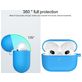 Mobigear Classic Coque Apple AirPods 3 Coque en Silicone Souple - Bleu