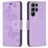 Mobigear Butterfly Housse Samsung Galaxy S24 Ultra Etui Porte-Monnaie - Violet
