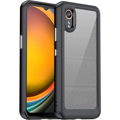 Mobigear Crystal Coque Samsung Galaxy Xcover 7 Coque arrière Rigide - Noir