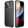 Mobigear Racing Coque iPhone 14 Pro Max Coque arrière en TPU Souple - Noir