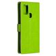 Mobigear Wallet Housse Samsung Galaxy A21s Etui Porte-Monnaie - Vert