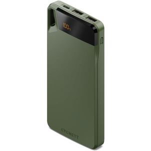 Cygnett Boost 4 - Batterie externe Triple USB / USB-C 10.000 mAh 15W - Vert