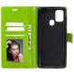 Mobigear Wallet Housse Samsung Galaxy A21s Etui Porte-Monnaie - Vert