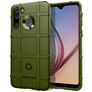 Mobigear Rugged Shield Coque Samsung Galaxy A21 Coque arrière en TPU Souple Anti-Chocs - Vert