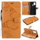 Mobigear Butterfly OPPO A53 Étui Portefeuille - Cognac