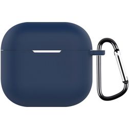 Mobigear Colors Coque Apple AirPods 4 Coque en Silicone Souple - Bleu