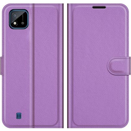 Mobigear Classic Housse Realme C11 (2020) Etui Porte-Monnaie - Violet