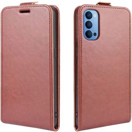 Mobigear OPPO Reno 4 Étui à rabat - Marron