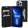 Mobiparts Classic Wallet Housse iPhone 13 Pro Max Etui Porte-Monnaie - Noir