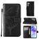 Mobigear Butterfly Housse Samsung Galaxy A55 Etui Porte-Monnaie - Noir