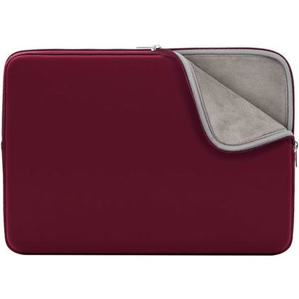Mobigear Basics Pochette Ordinateur portable 16 Pouces Housse ordinateur - Rouge