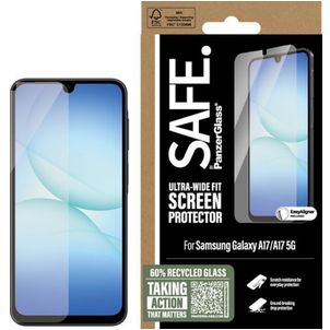 SAFE by PanzerGlass Ultra-Wide-Fit Samsung Galaxy A17 Verre trempé Protection d'écran - Compatible Coque