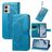 Mobigear Butterfly Housse Motorola Moto E13 Etui Porte-Monnaie - Bleu