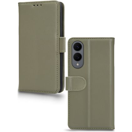 Mobilize Premium Gelly Housse Samsung Galaxy S25 Edge Etui Porte-Monnaie - Vert