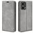 Mobigear Retro Slim Housse Motorola Moto G85 Etui Porte-Monnaie - Gris
