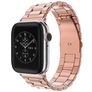 Mobigear Antwerp Bracelet Acier Apple Watch Fermeture boucle déployante - 49/46/45/44 mm - Rose doré