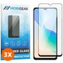 Mobigear Premium Vivo Y76 Verre trempé Protection d'écran - Compatible Coque - Noir (Lot de 3)