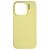 Nudient Base Coque iPhone 16 Pro Max Coque arrière en Silicone - Pale Yellow