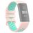 Mobigear Sport Plus Buckle Bracelet Silicone Fitbit Charge 3 Fermeture boucle ardillon - Rose / Turquoise