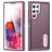 Mobigear Rugged Stand Samsung Galaxy S23 Ultra Plastique rigide Coque arrière Antichoc avec béquille - Violet