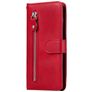 Mobigear Zipper Housse Huawei P Smart (2020) Etui Porte-Monnaie - Rouge