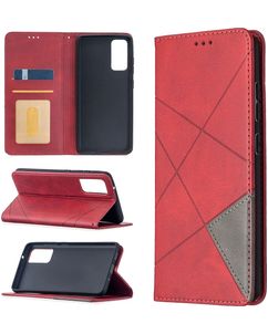 Mobigear Rhombus Slim Housse Samsung Galaxy S20 FE Etui - Rouge