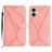 Mobigear Stitch Housse iPhone 17 Etui Porte-Monnaie - Rose