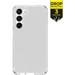 ITSkins SpectrumClear-R Coque Transparente Samsung Galaxy S23 Coque arrière en TPU Souple Anti-Chocs - Transparent