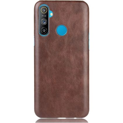 Mobigear Excellent Coque Realme C3 Coque arrière Rigide - Marron