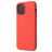 Mobigear Rubber Touch Coque iPhone 12 Mini Coque arrière en Silicone - Coral