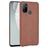 Mobigear Croco OnePlus Nord N100 Plastique rigide Coque arrière - Marron