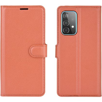 Mobigear Classic Samsung Galaxy A52s 5G Étui Portefeuille - Cognac