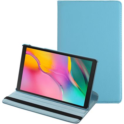 Mobigear DuoStand Coque Samsung Galaxy Tab A 10.1 (2019) Etui Rotatif - Bleu