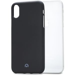 Mobilize Gelly Coque iPhone XS Coque arrière en TPU Souple - Noir