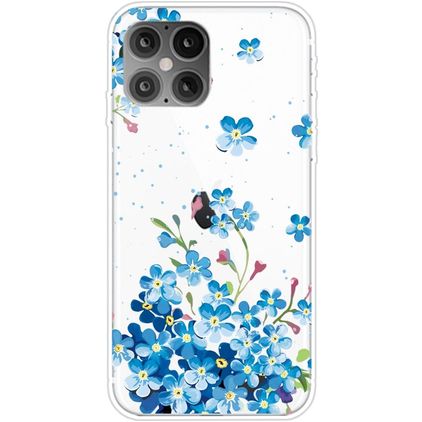 Mobigear Design iPhone 12 Pro Max TPU souple Coque arrière - Fleur d'étoile