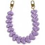 Mobigear Heart Cordon de téléphone universel réglable Plastique rigide - Pastel Purple