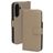 Mobiparts Housse Samsung Galaxy A55 Etui en Cuir Véritable Porte-Monnaie - Taupe