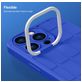 Mobigear Cube Coque iPhone 14 Pro Max Coque arrière Rigide avec Support Amovible - Bleu