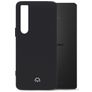 Mobilize Rubber Gelly Coque Sony Xperia 1 IV Coque arrière en TPU Souple - Matt Black