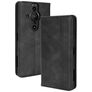 Mobigear Sensation Housse Sony Xperia Pro-I Etui Porte-Monnaie - Noir