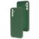 Mobiparts Coque Samsung Galaxy A14 Coque arrière en Silicone - Forest Green