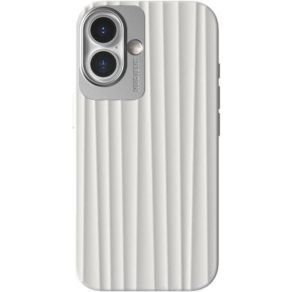 Nudient Bold Coque iPhone 16 MagSafe Coque arrière Rigide - Chalk White
