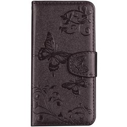 Mobigear Butterfly Housse Xiaomi Mi 8 SE Etui Porte-Monnaie - Gris
